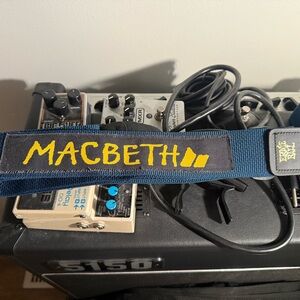 Macbeth Guitar Strap Vintage Rare